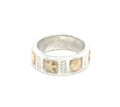 Handcrafted Sterling Silver & 14k Gold Shell & Starfish Ring